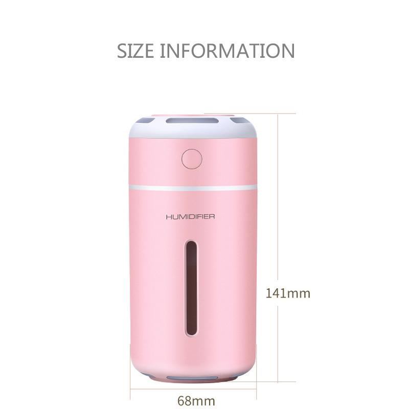 ELOOLE Cốc Mini Máy Tạo Độ Ẩm Không Khí USB LED Đèn Tinh Dầu Khuếch Tán Lọc Không Khí Mát Nhà Máy Tạo Độ Ẩm Phun Sương Máy Phun Sương Tạo Ẩm Hình Ếch Con