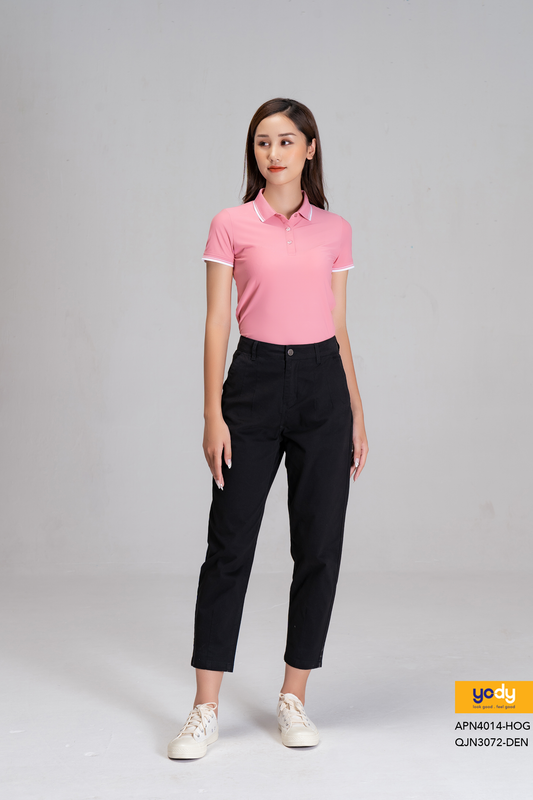 Quần Jean Kaki Nữ YODY Cạp Cao Tôn Dáng Thoải Mái Khi Vận Động - QJN3072