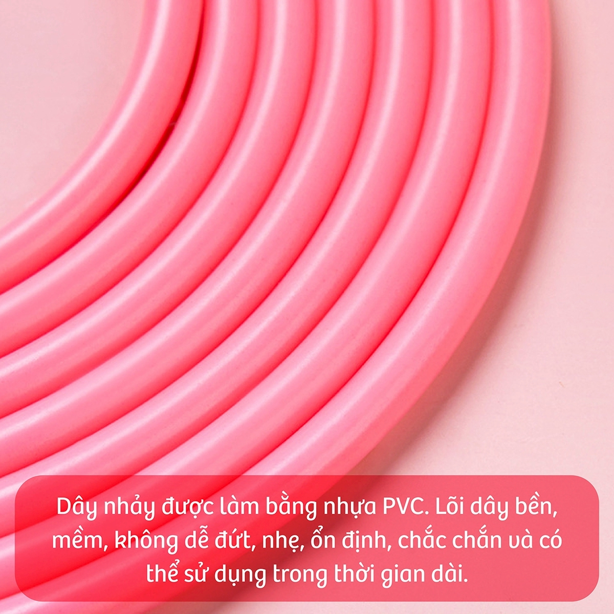 [Loại Tốt – Lõi Thép] Dây nhảy thể dục JR200 có thể điều chỉnh dây, Dây nhảy lõi thép, không bị rối dùng để tập thể dục độ dài 2.9m, hỗ trợ giảm cân