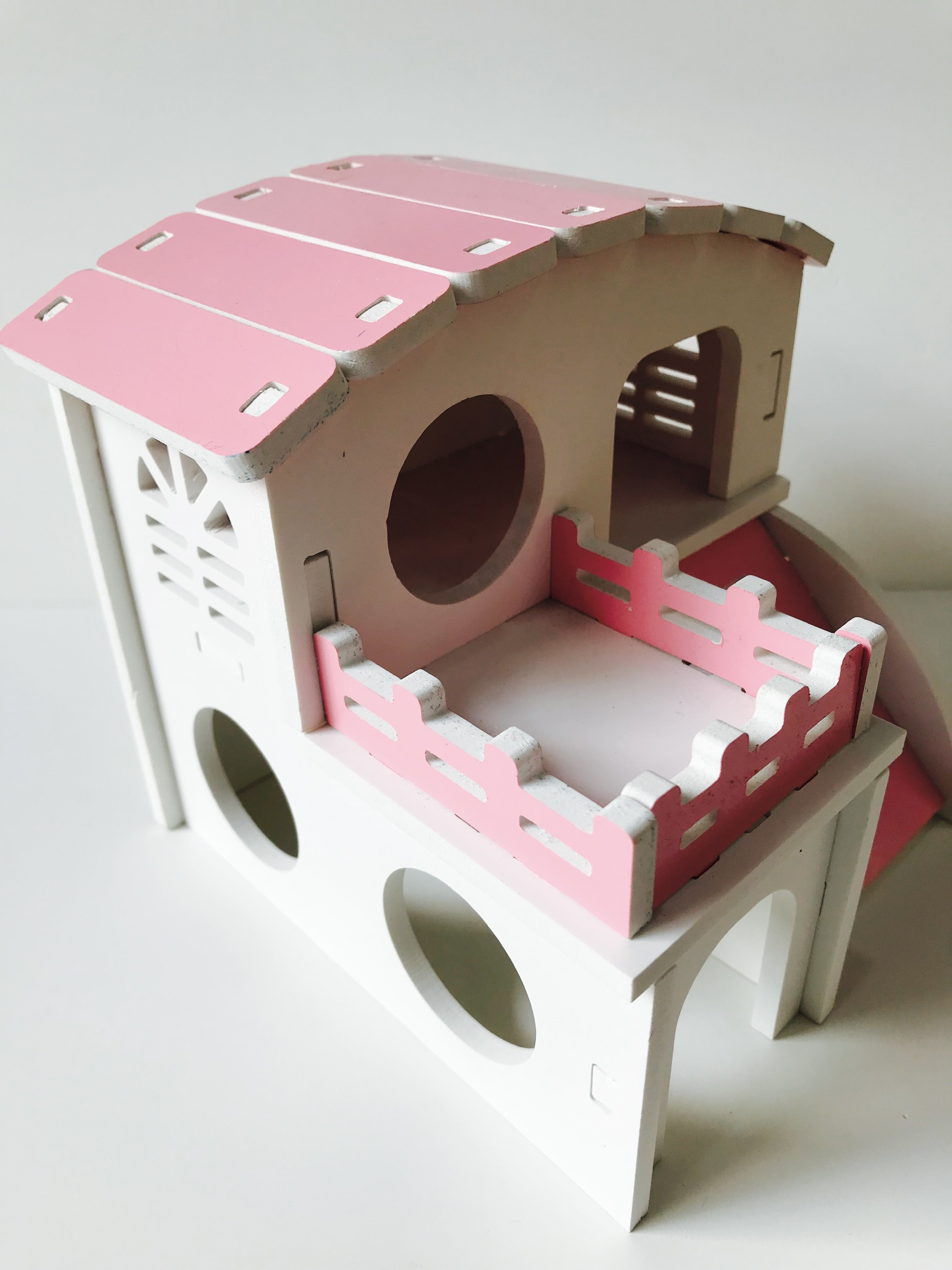 NHÀ NGỦ LÂU ĐÀI CÔNG CHÚA TUYẾT DÀNH CHO HAMSTER,SÓC CẢNH,...