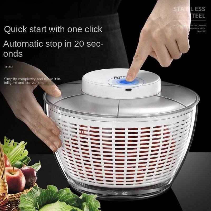 Máy rửa rau củ quả phương pháp li tâm bằng điện Dehydrator Merit dung tích 6L cao cấp