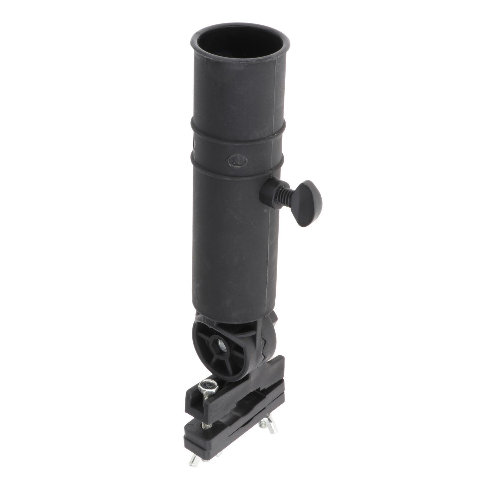 Golf Push Cart Umbrella Holder Golf Trolley Umbrella Stand Umbrella Base Attachment Support Adjustable for Pushchair Beach Chair Fishing