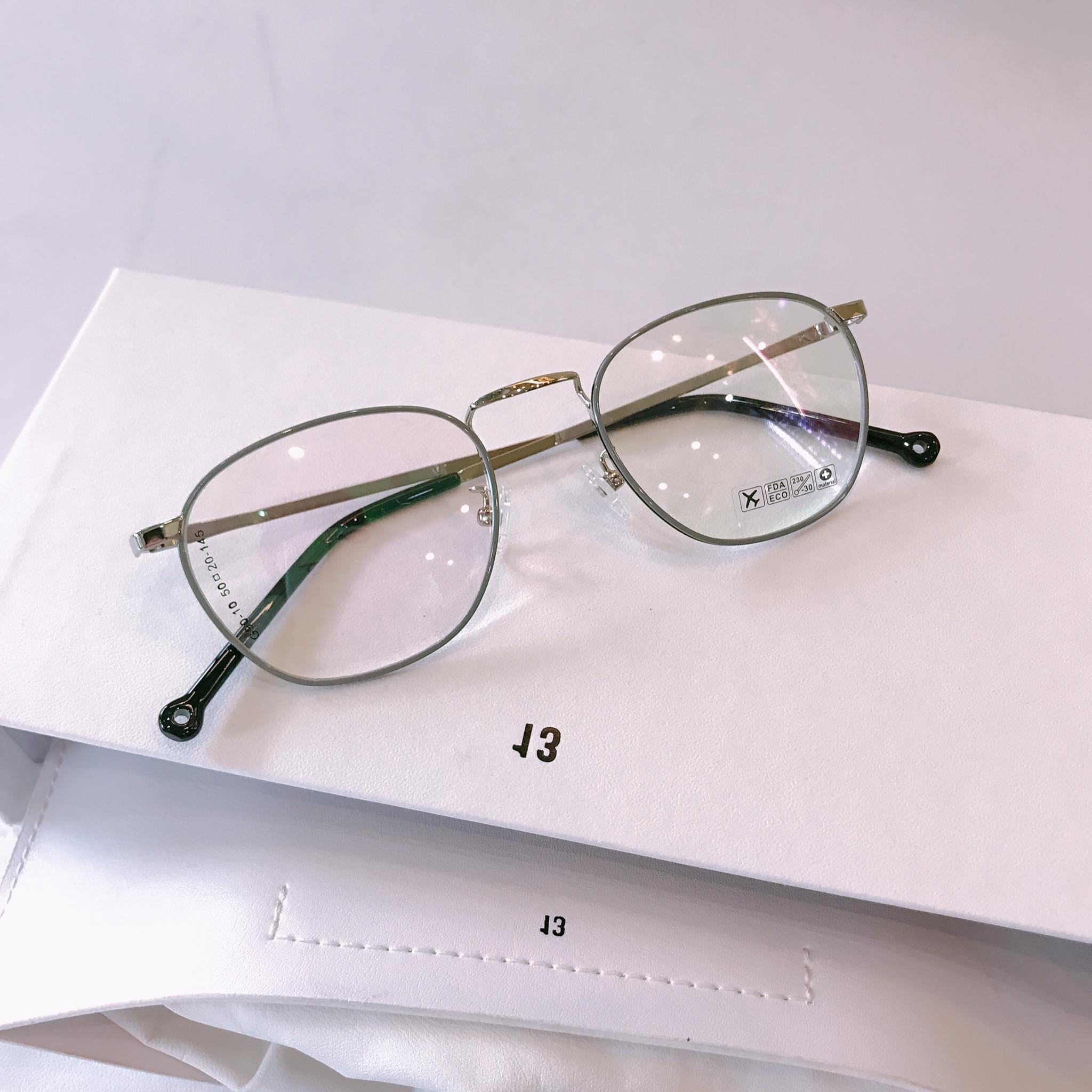 Kính Mắt vuông Kim loại cho Nam và Nữ - G9010