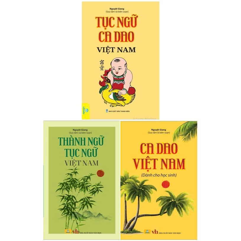 Sách  – Combo 3 cuốn Thành ngữ, tục ngữ và ca dao Việt Nam – ndbooks