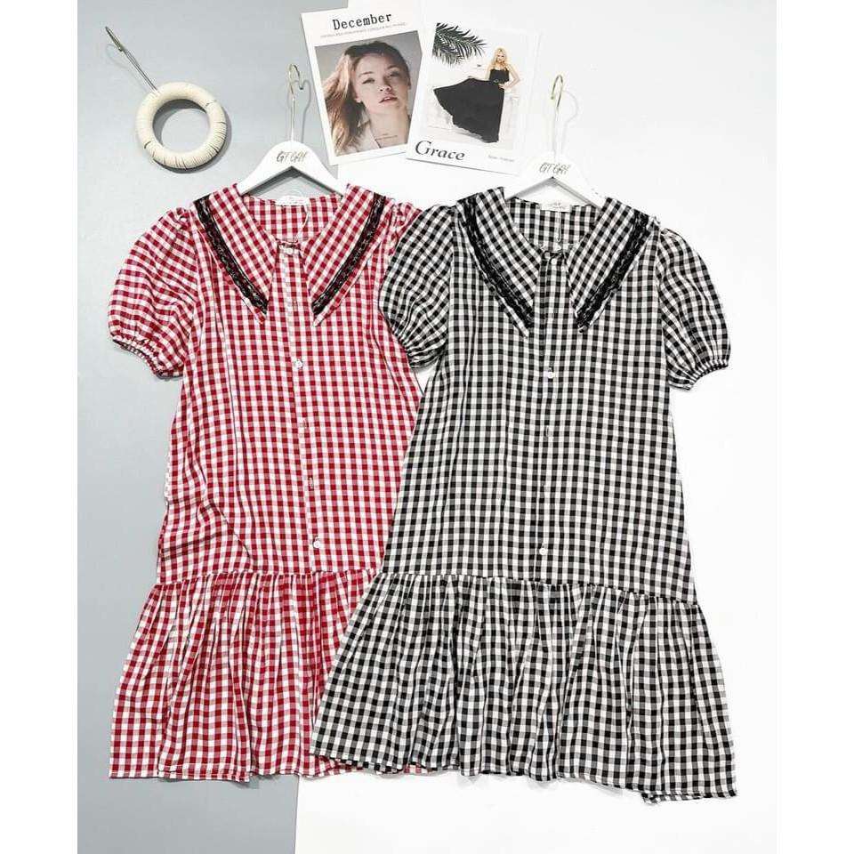 Váy Bầu  CHẤT LỤA HÀN CHÂU  Đầm Bầu, Váy Bầu Xuông Cổ Ren Thiết Kế Freesize từ 45-70kg - Tổng kho đồ bầu