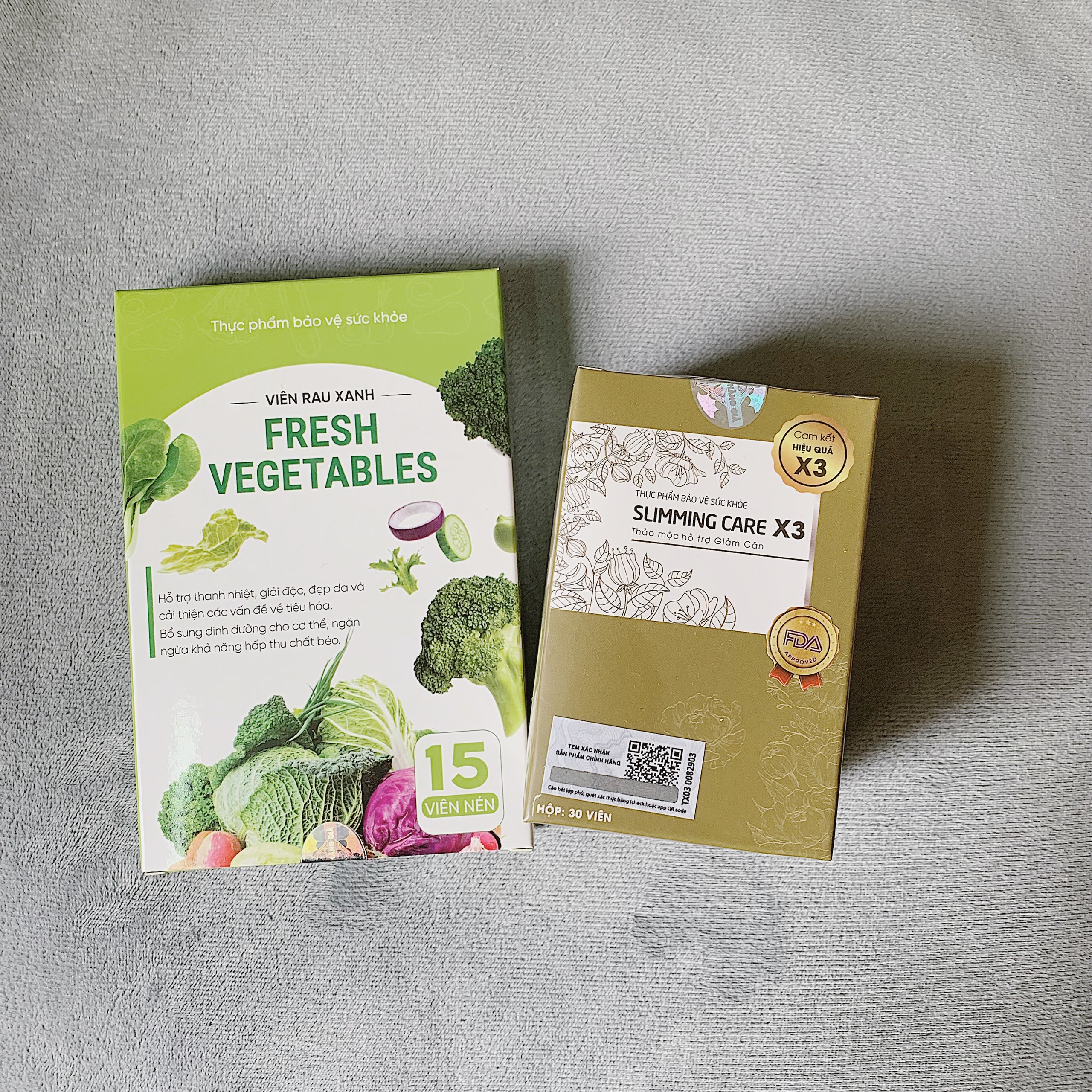 Combo 10 hộp Thực phẩm bảo vệ sức khỏe Thảo mộc hỗ trợ giảm cân Slimming Care 30 viên