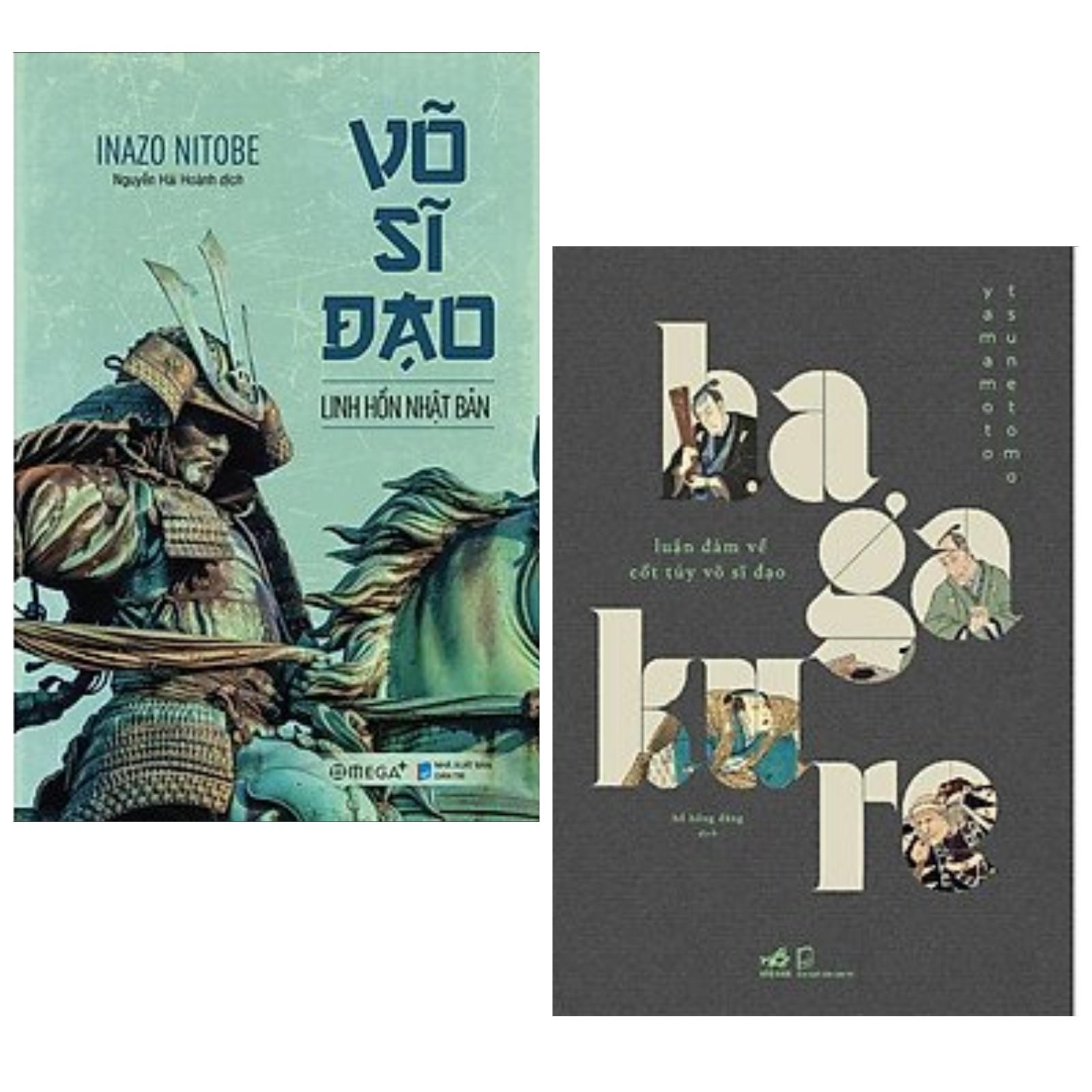 Combo 2 cuốn võ sĩ đạo làm thay đổi cuộc đời: Hagakure - Luận Đàm Về Cốt Tủy Võ Sĩ Đạo + Võ Sĩ Đạo - Linh Hồn Nhật Bản