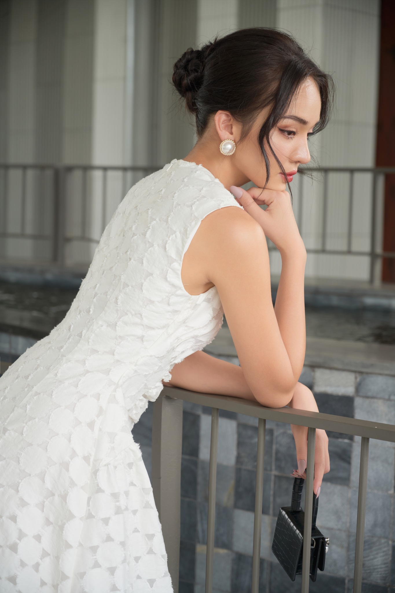 OLV - Đầm Xenia Pleated Midi Dress