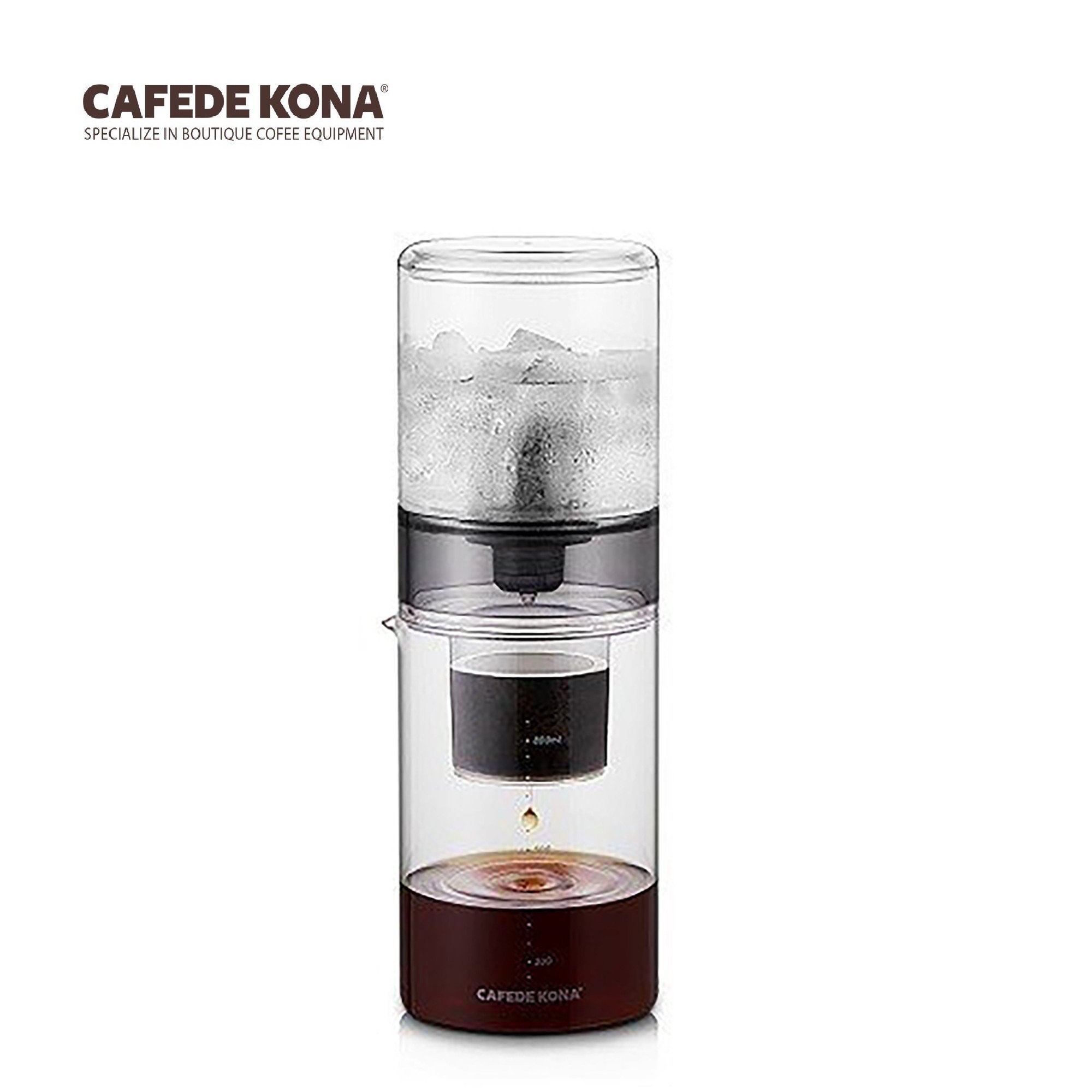 Bộ pha cà phê đá lạnh Cold Drip hình trụ 800ml CAFE DE KONA