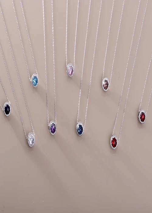 Charm bạc radian nhiều màu