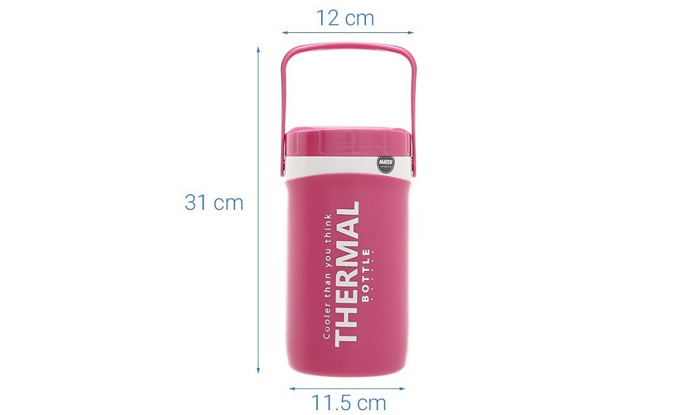 Bình giữ nhiệt nhựa Duy Tân Matsu 1.5 lít - 35315 - Giao màu ngẫu nhiên - Hàng chính hãng