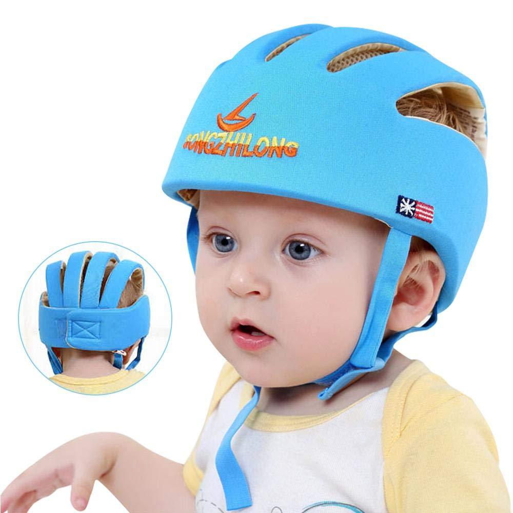 Bông Tập Đi Cho Trẻ Sơ Sinh An Toàn Mũ Bảo Hiểm Nón Cho Bé Mềm Mại Có Thể Điều Chỉnh Trẻ Em Mũ Bảo Vệ Đầu Cho Bé Trai Bé Gái Chạy Đi Tập Bò