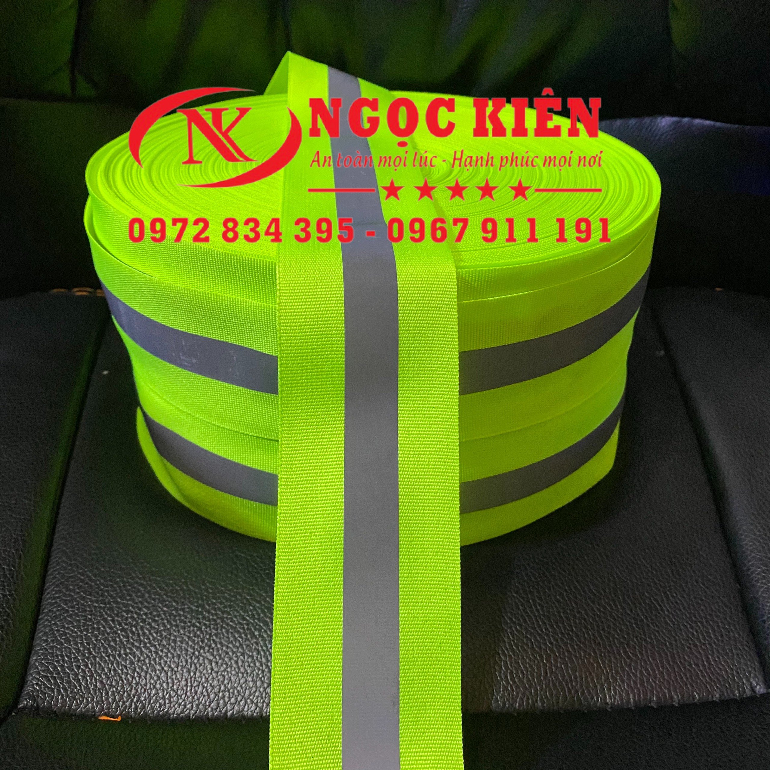 Cuộn phản quang ,dây phản vải quang chất lượng