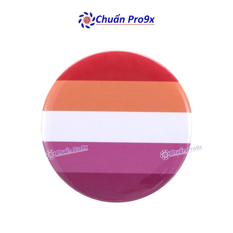 Huy hiệu cờ LGBT đồng tính nữ