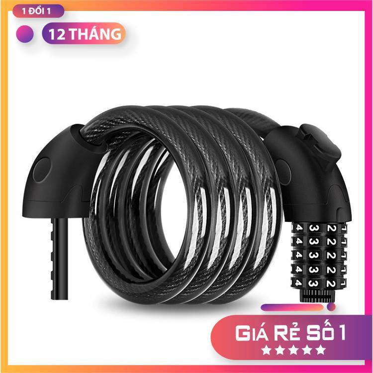 Khoá dây xe máy Khóa xe máy, xe đạp, khóa nhà - Chống trộm xe máy KWH-045 LÕI THÉP