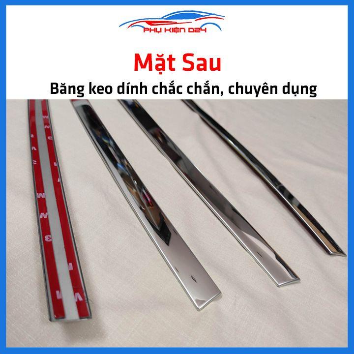 Bộ nẹp viền chân kính cong kính City 2021-2022 Inox sáng bóng chuẩn form xe
