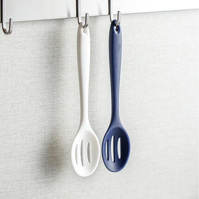 Silicone Small Colander Special Heat-resistant Cooking Spoon for Non-stick Pan Colander