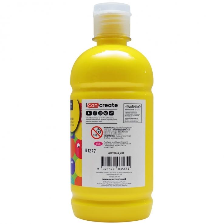 Màu Poster Mont Marte 500 ML MPST0013 - Màu Yellow Mid