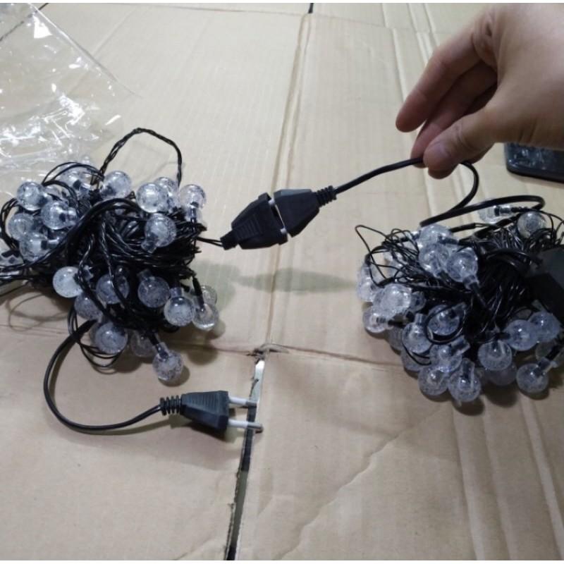 DÂY ĐÈN LED CHERRY BALL BI BỌT NƯỚC 9M MÀU VÀNG NẮNG KHÔNG NHÁY