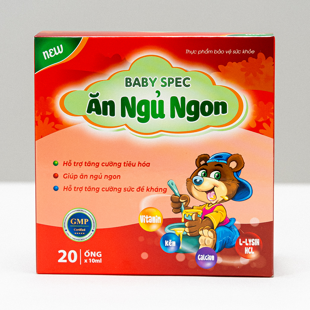 BABY SPEC ĂN NGỦ NGON Hỗ trợ tăng cường tiêu hóa