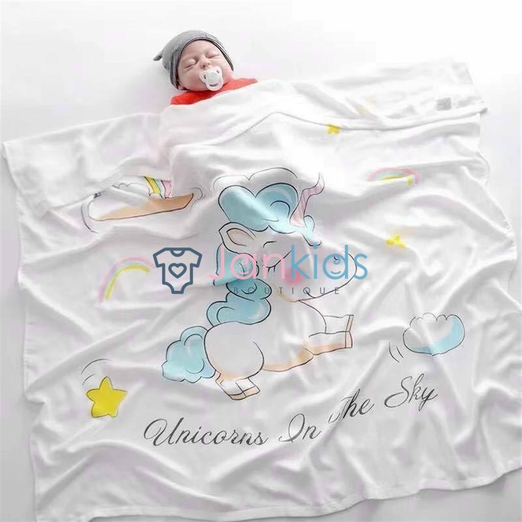 Khăn lụa, chăn lụa cotton aden cao cấp siêu mềm mát cho bé