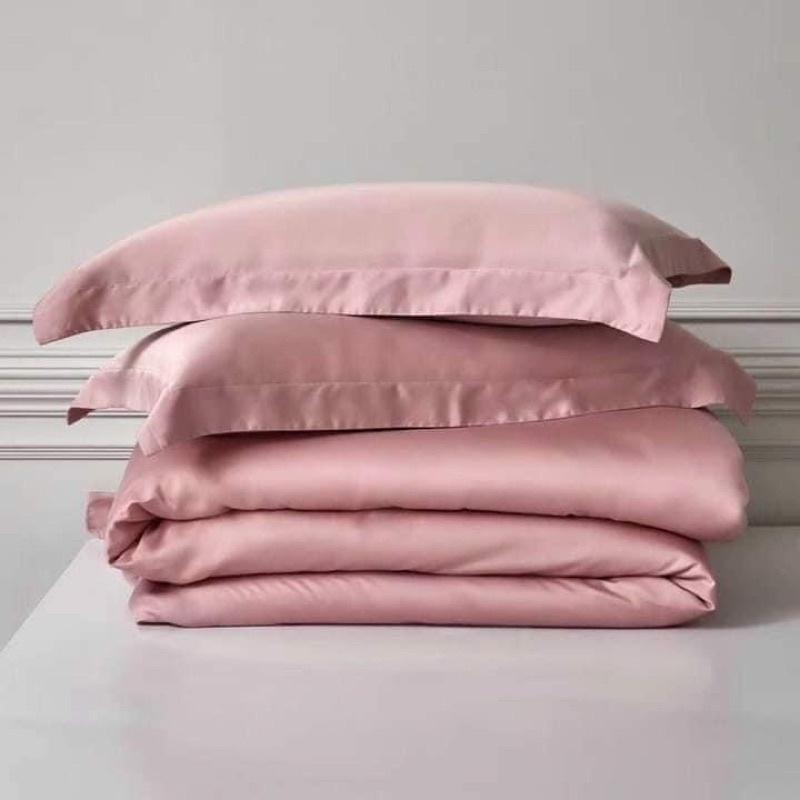 DRAP GỐI SATIN HÀN QUỐC JEJU MÀU TRƠN