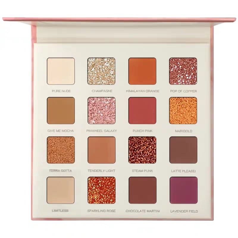 Bảng phấn mắt 16 màu Sunset Impressionism Sixteen Color Eyeshadow CAI JI