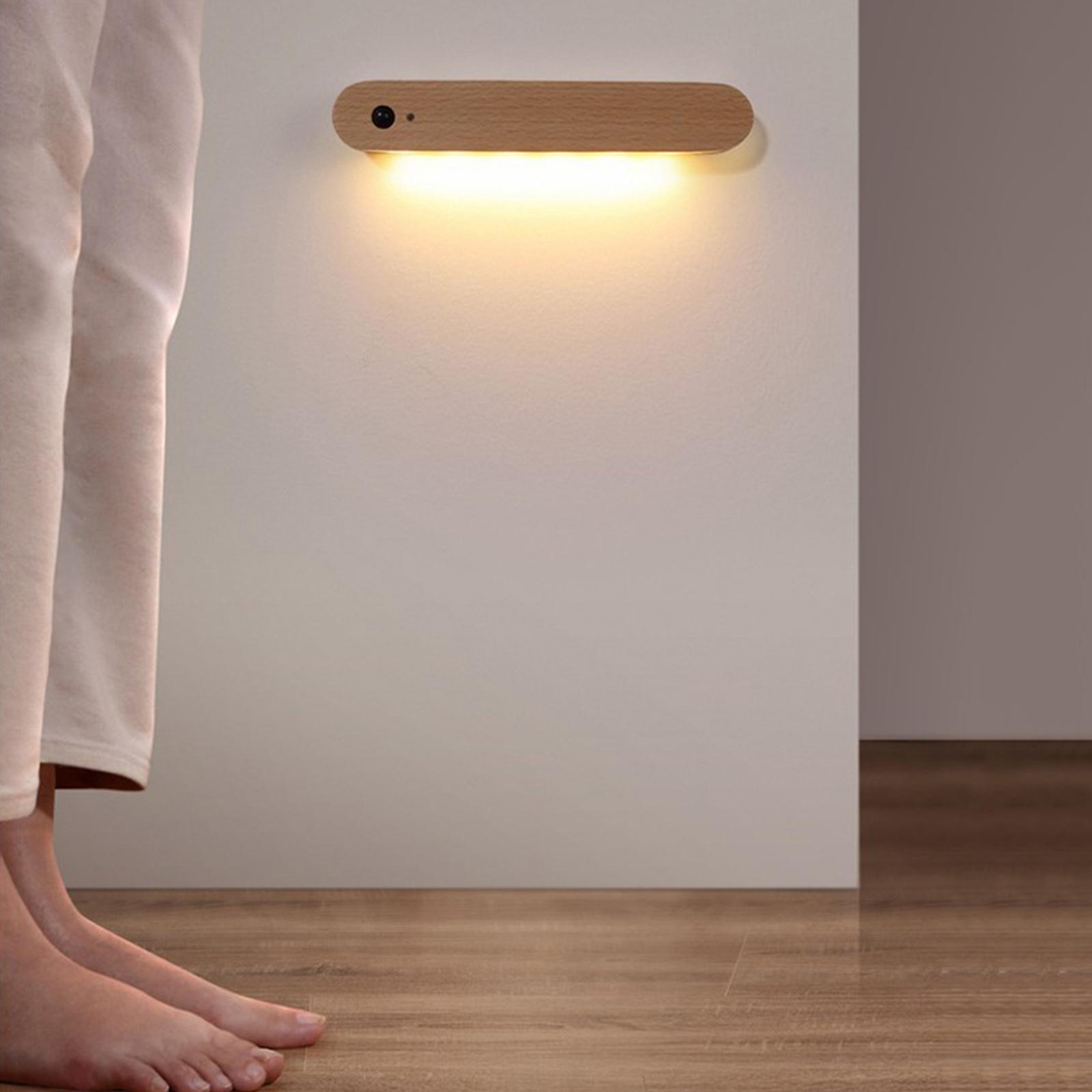 Wireless Motion Sensor Light Magnetic Strip Night Light Induction Lamp