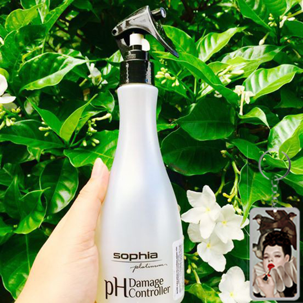 Xịt dưỡng Sophia Platium tóc cân bằng độ PH Damage Controller 300ml tặng kèm móc khoá