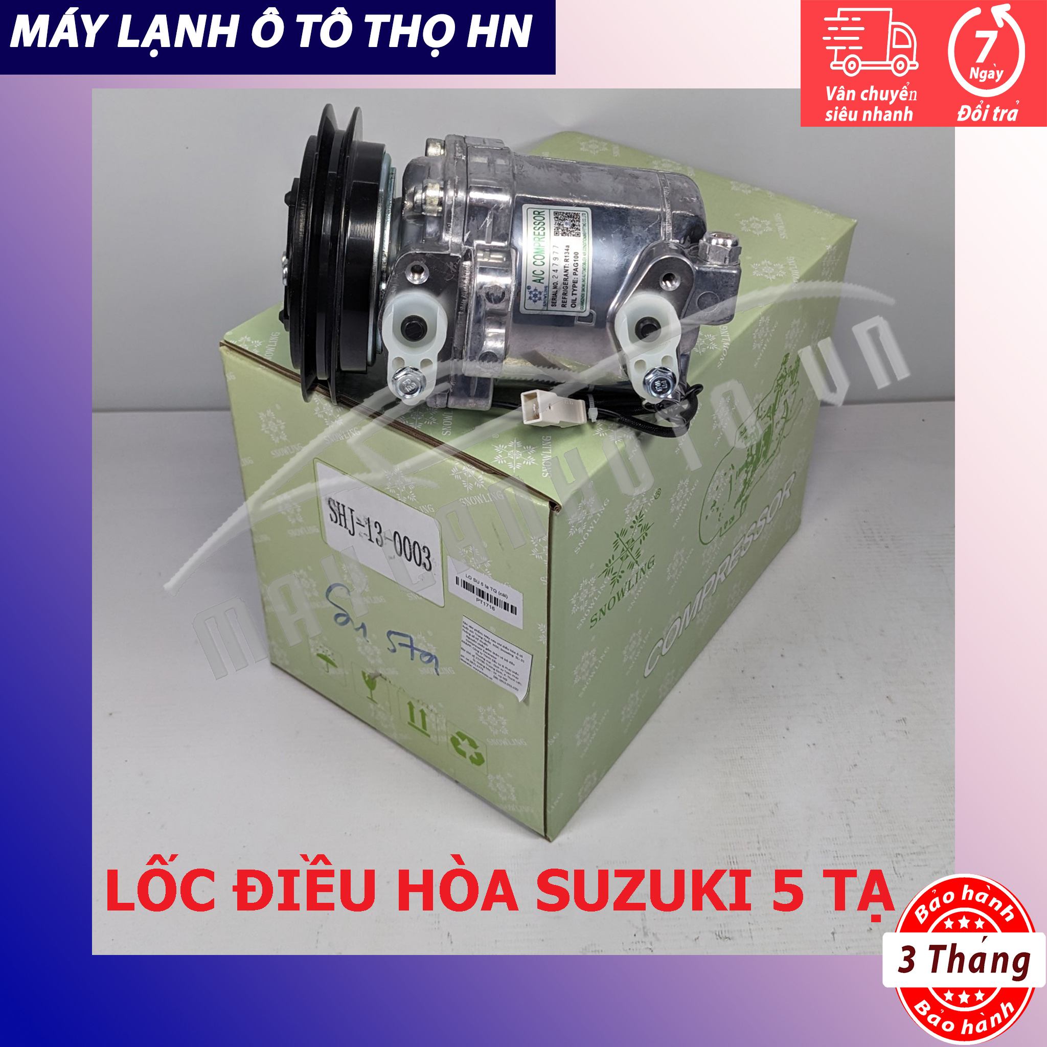 Lốc điều hòa  Suzuki 5 tạ hàng Trung Quốc