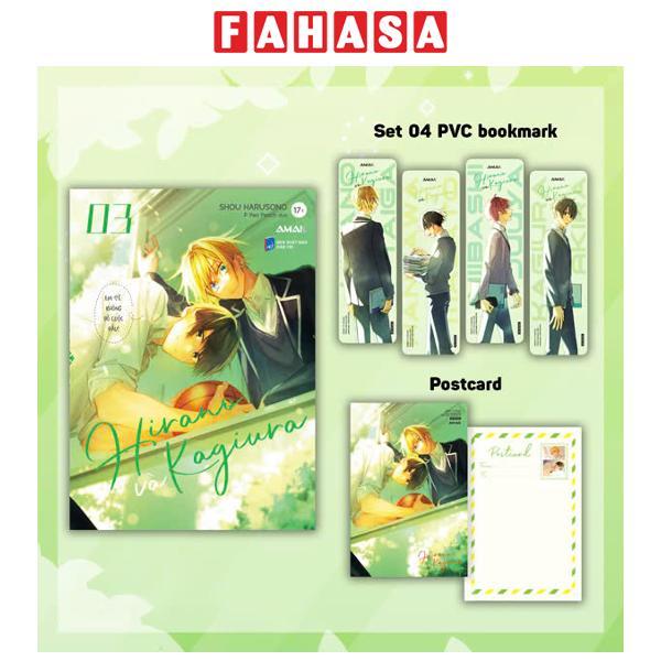 Sách - Hirano Và Kagiura - Tập 3 - Tặng Kèm Set 4 PVC Bookmark + Postcard