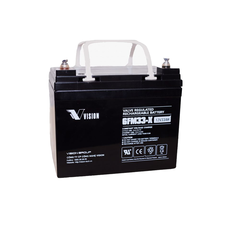 Ắc quy Vision 6FM33-X 12V 33Ah - (PDC-TECH)