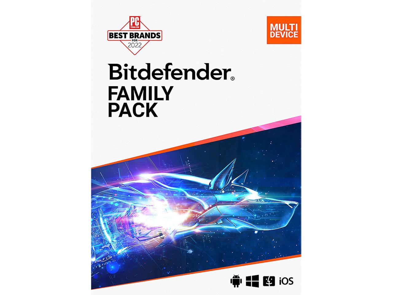 Bitdefender Family Pack 1 Năm - Hàng Chính Hãng