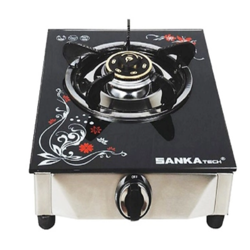 Bếp gas đơn kính SANKAtech SKT-101BB Sen đồng - Hàng chính hãng