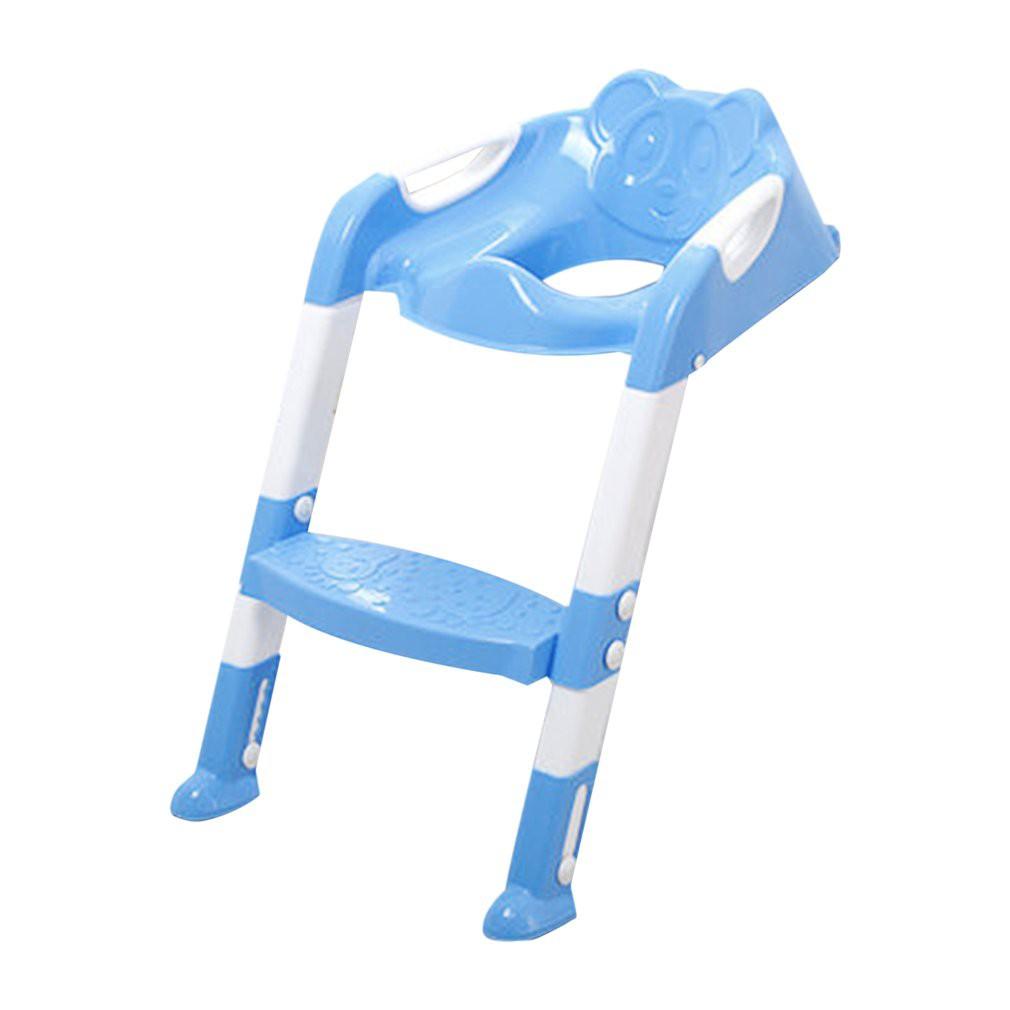 Ghế toilet gấp gọn có kèm thang dành cho trẻ em
