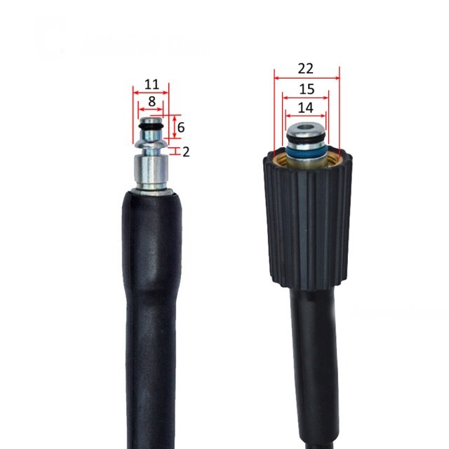 20M Dây Phun Áp Lực Cho Máy Phun Xịt Rửa Xe Black & Deckerr -Hàng OEM Type B