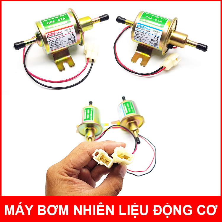 Máy bơm nhiên liệu động cơ xăng dầu 24V HEP-02A Smartpumps chính hãng