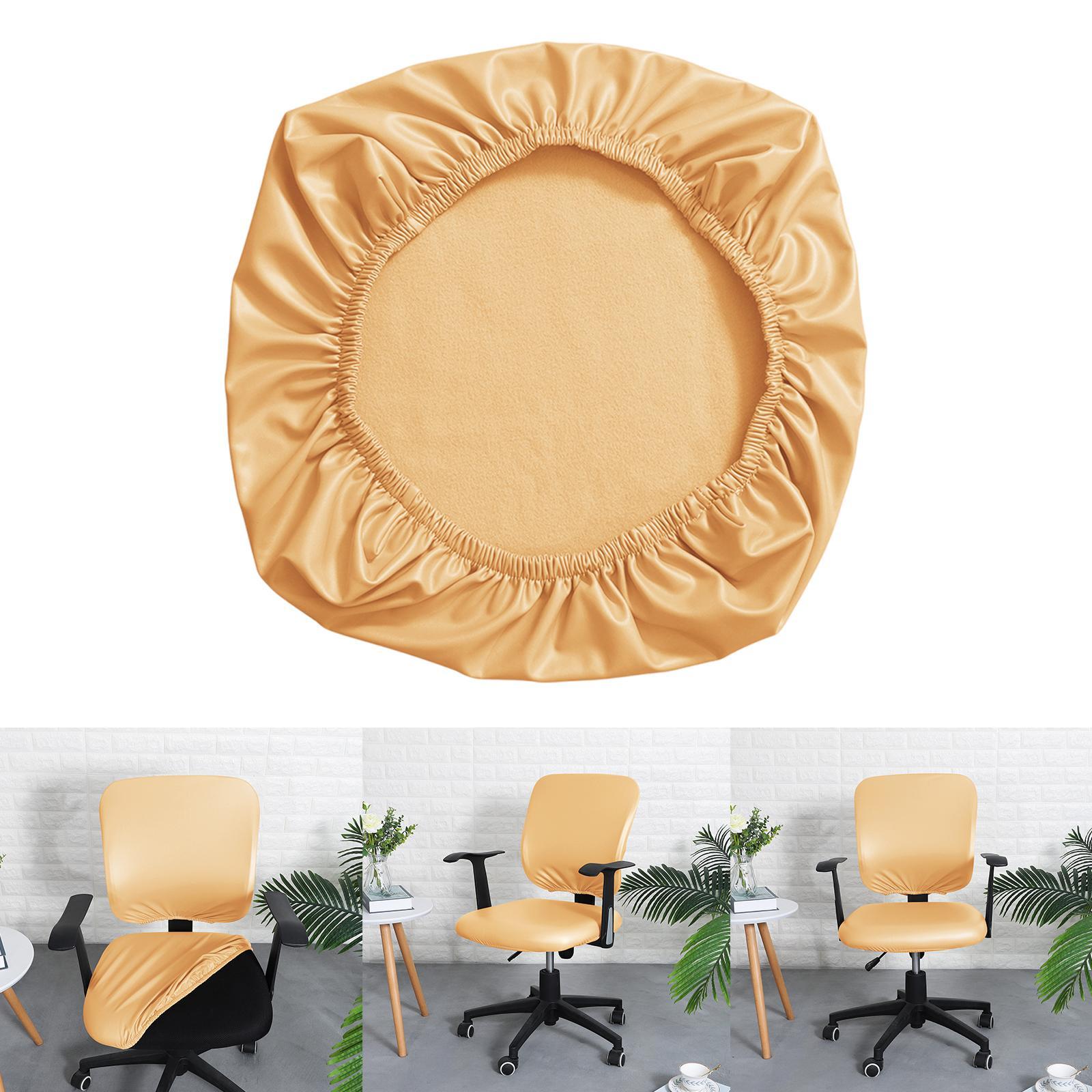 Universal Jacquard Spandex Stretch Wedding Dining Room Chair Seat Cover Gray