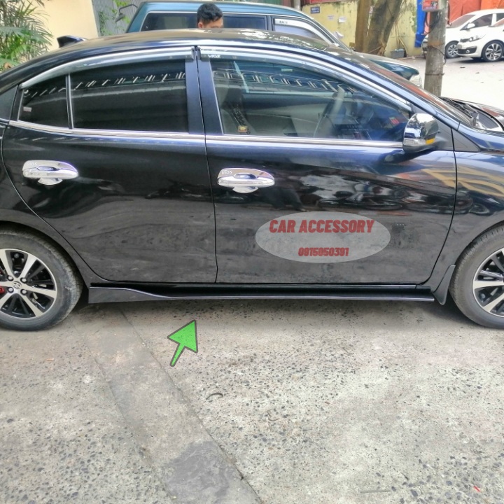 Lip hông Lip sườn Toyota mẫu độ cho xe Toyota Vios
