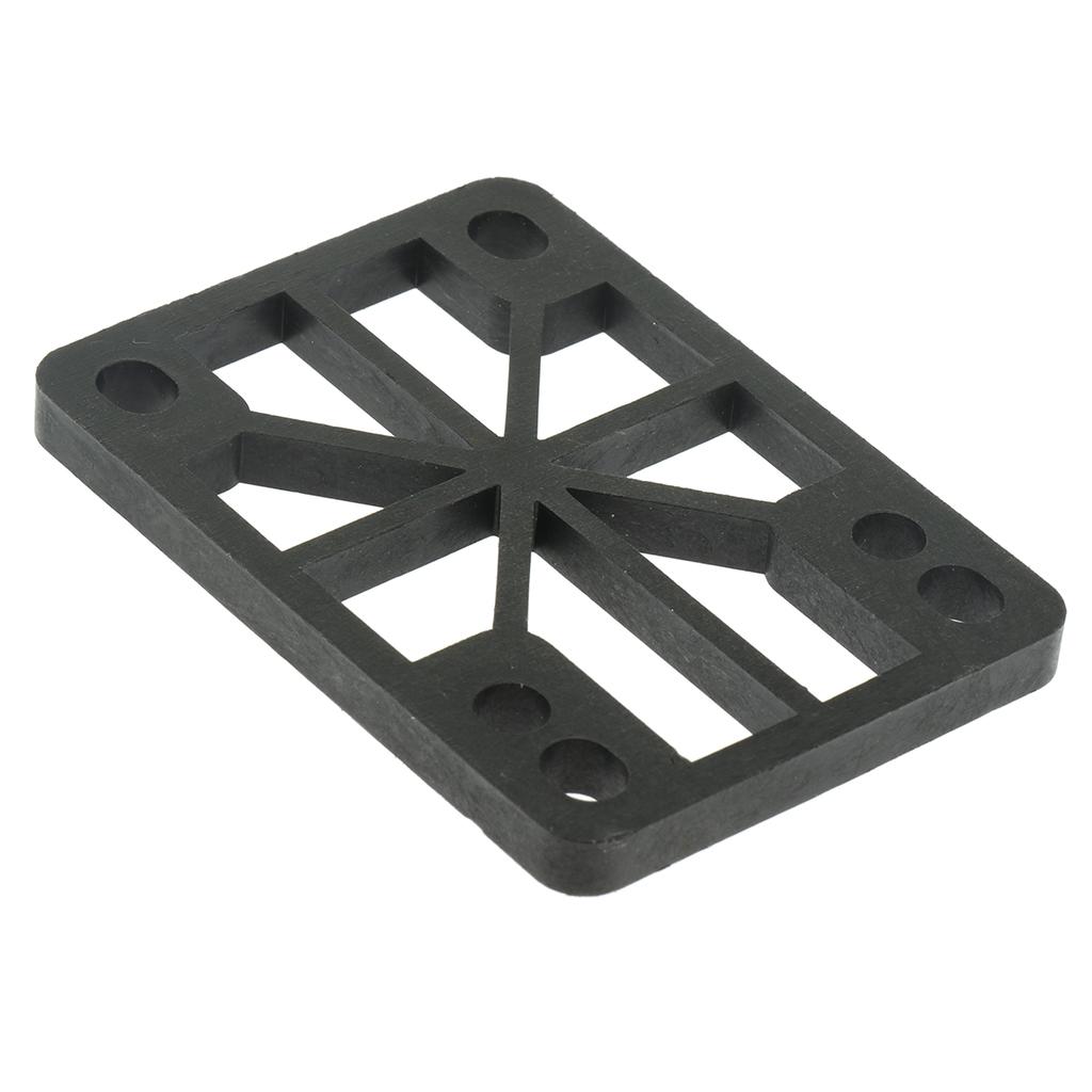 5x4 Pieces Skateboard Longboard Shock Pads Risers 0.6cm Or 0.8cm Black 6mm