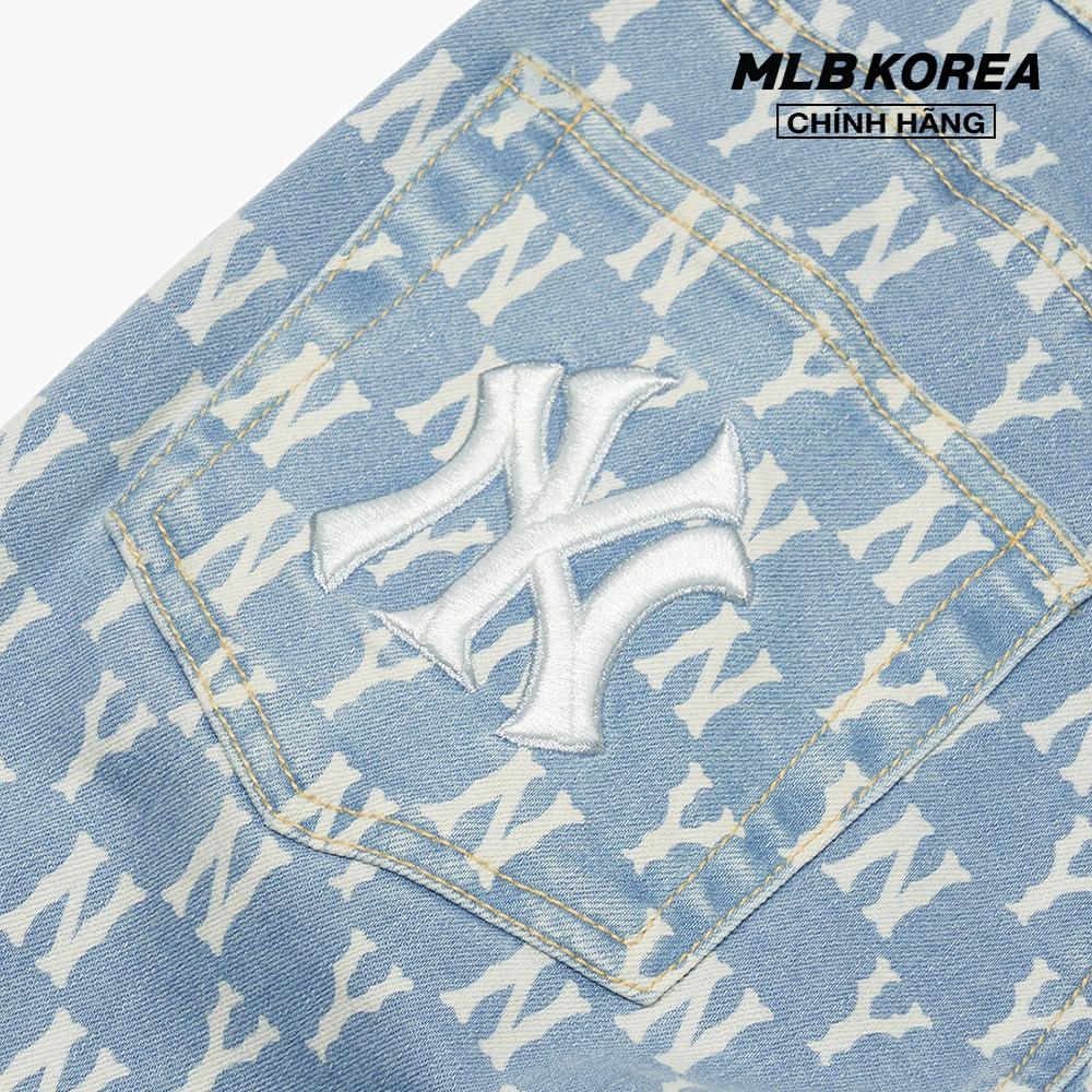 MLB - Quần jeans nữ phom skinny Monogram 3FDPM0521-50BLL