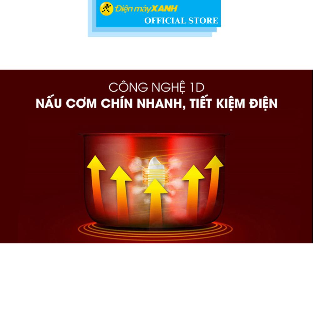 Nồi cơm nắp gài Sunhouse 1.8 lít SHD8603 - Hàng Chính Hãng