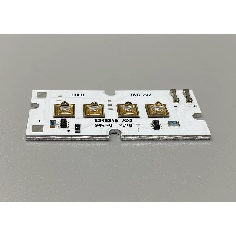 Thanh 4 chip led 100mW UVC - BOLB 2x2 Array