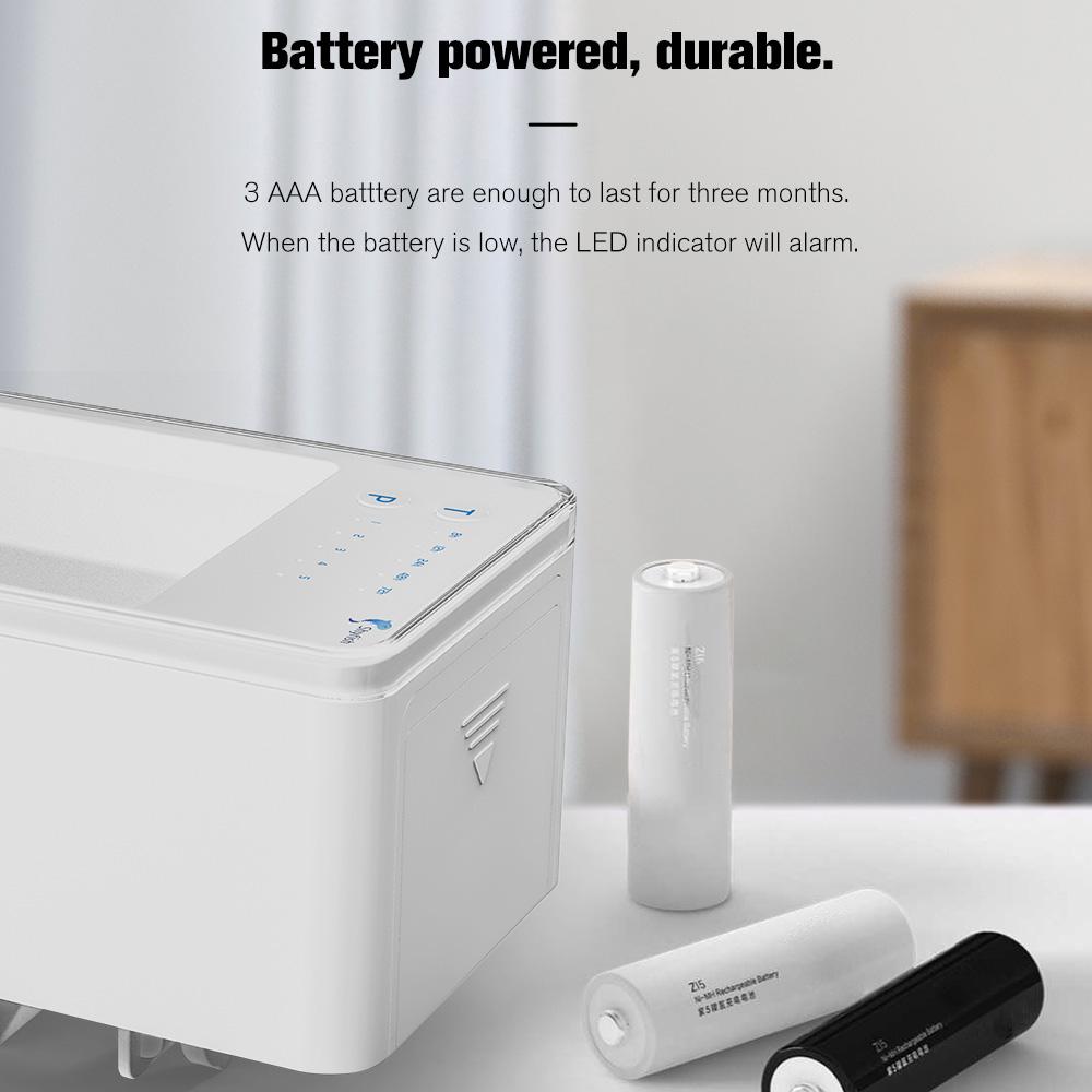 Máy cho cá ăn tự động Máy phân phối thức ăn cho cá kỹ thuật số thông minh 70ml