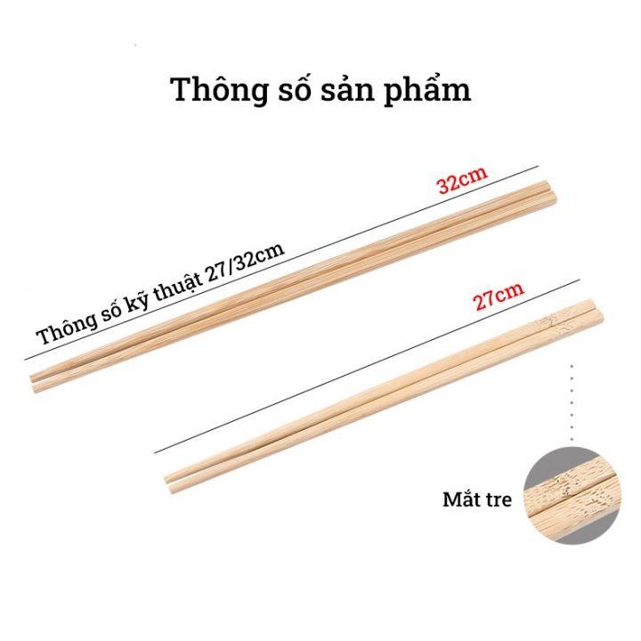 Đũa ăn dài tre đa năng kháng khuẩn thân thiện môi trường, đồ gia dụng tiện ích, đồ dùng phòng bếp / HealHomes