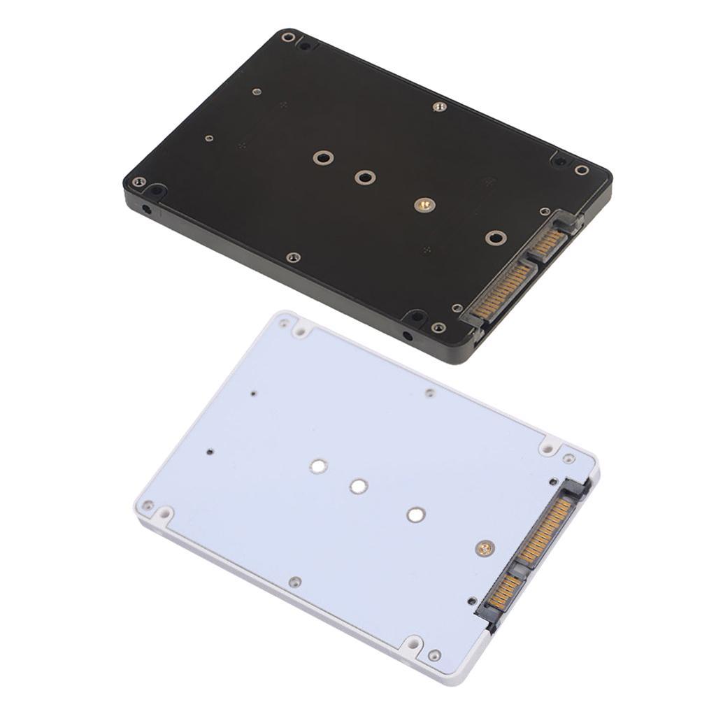 2Pcs M.2 SSD to 2.5 inch SATA Adapter Card Case Support 2230 2242 2260 2280 #2