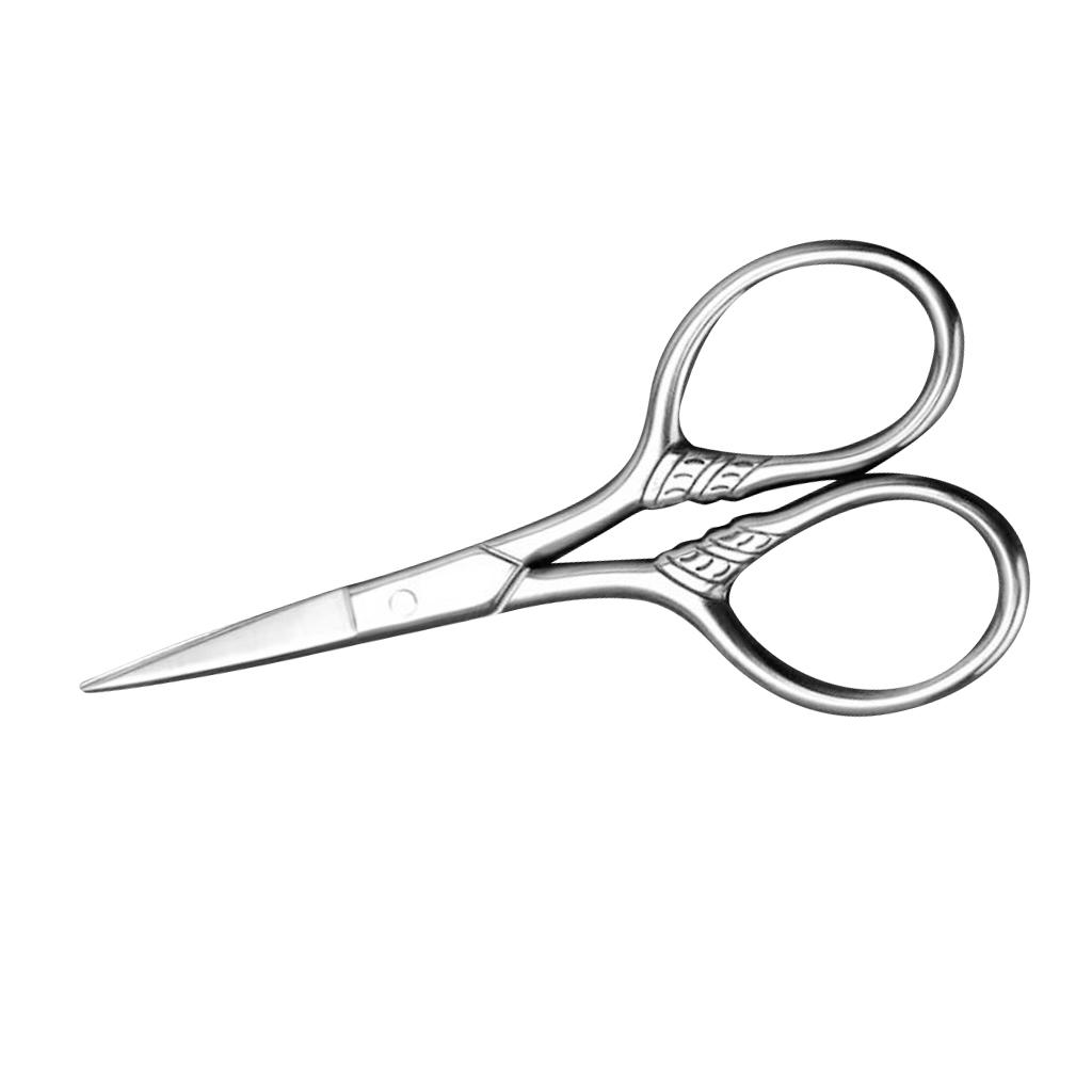 Stainless Steel | Beard Care Products, Scissors for Eyebrow, Nose Hair, Ear, Dog Hair Trimming - Nasal Scissors for Men, Women, Nose Hair Scissors