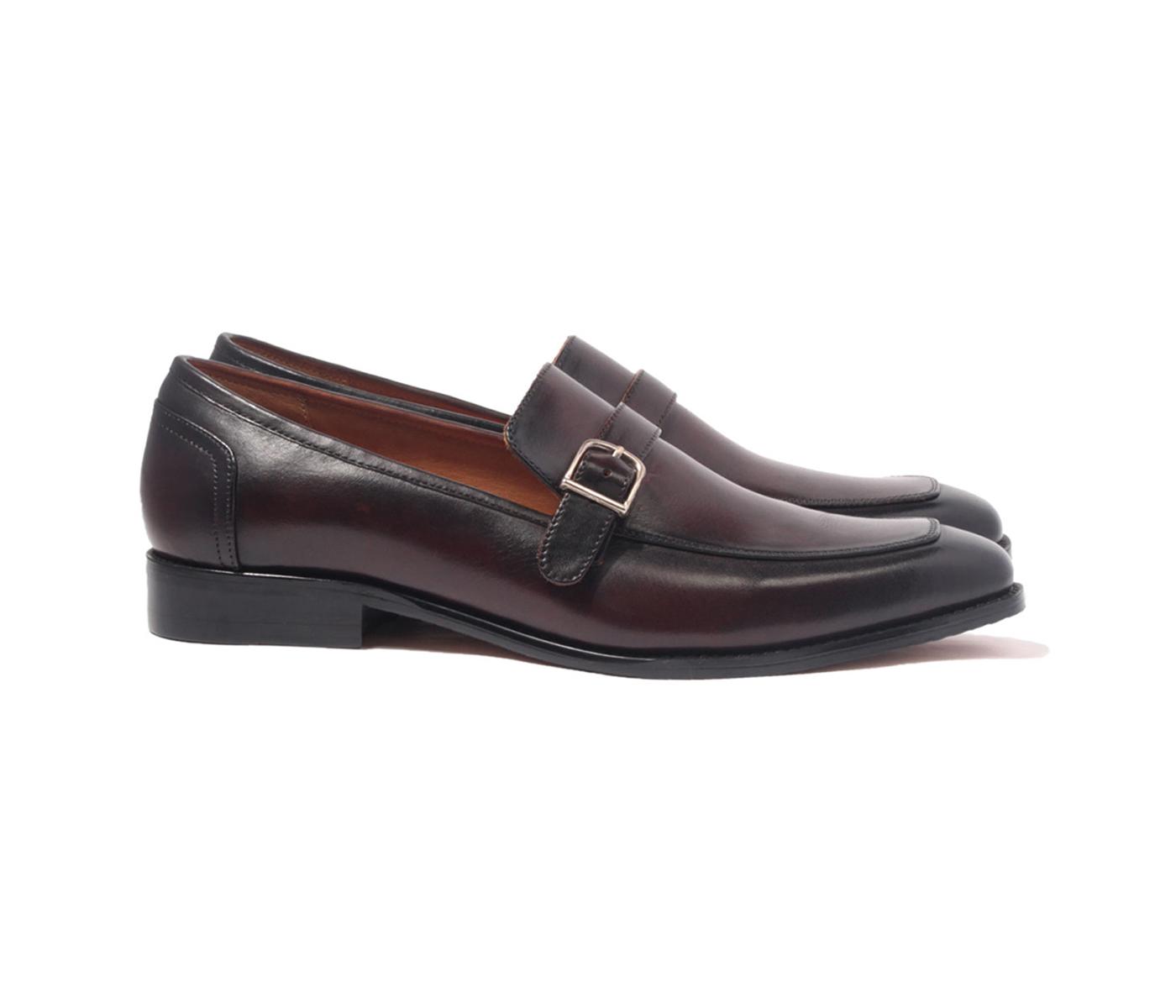 Giày Tây Nam Cao Cấp Monk Loafer Patina H1ML1M0