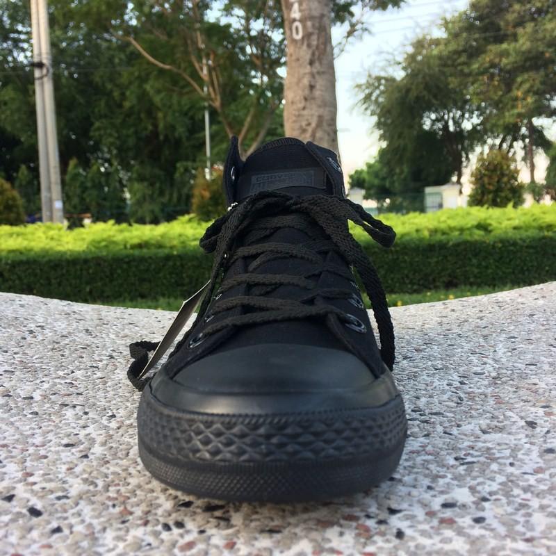 Giày Sneaker Ck2 Cổ Cao Full Đen Nam