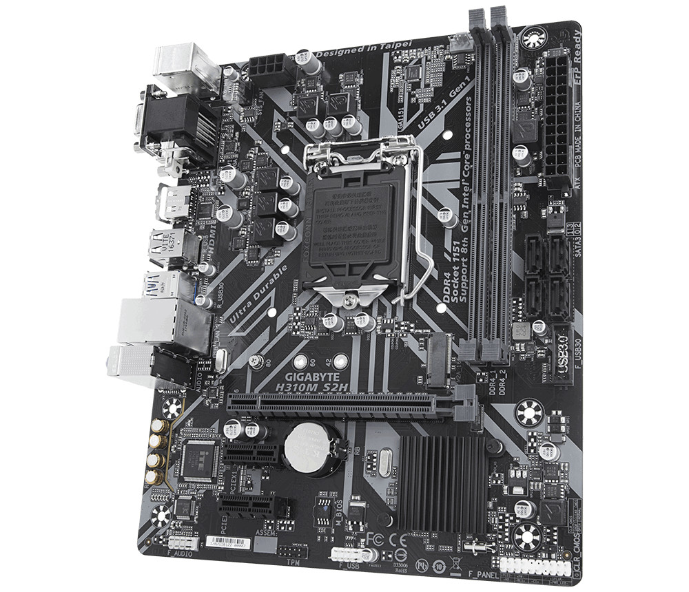 Bo Mạch Chủ Mainboard GIGABYTE H310M S2H (dvi,hdmi) (SK1151) - Hàng Chính Hãng